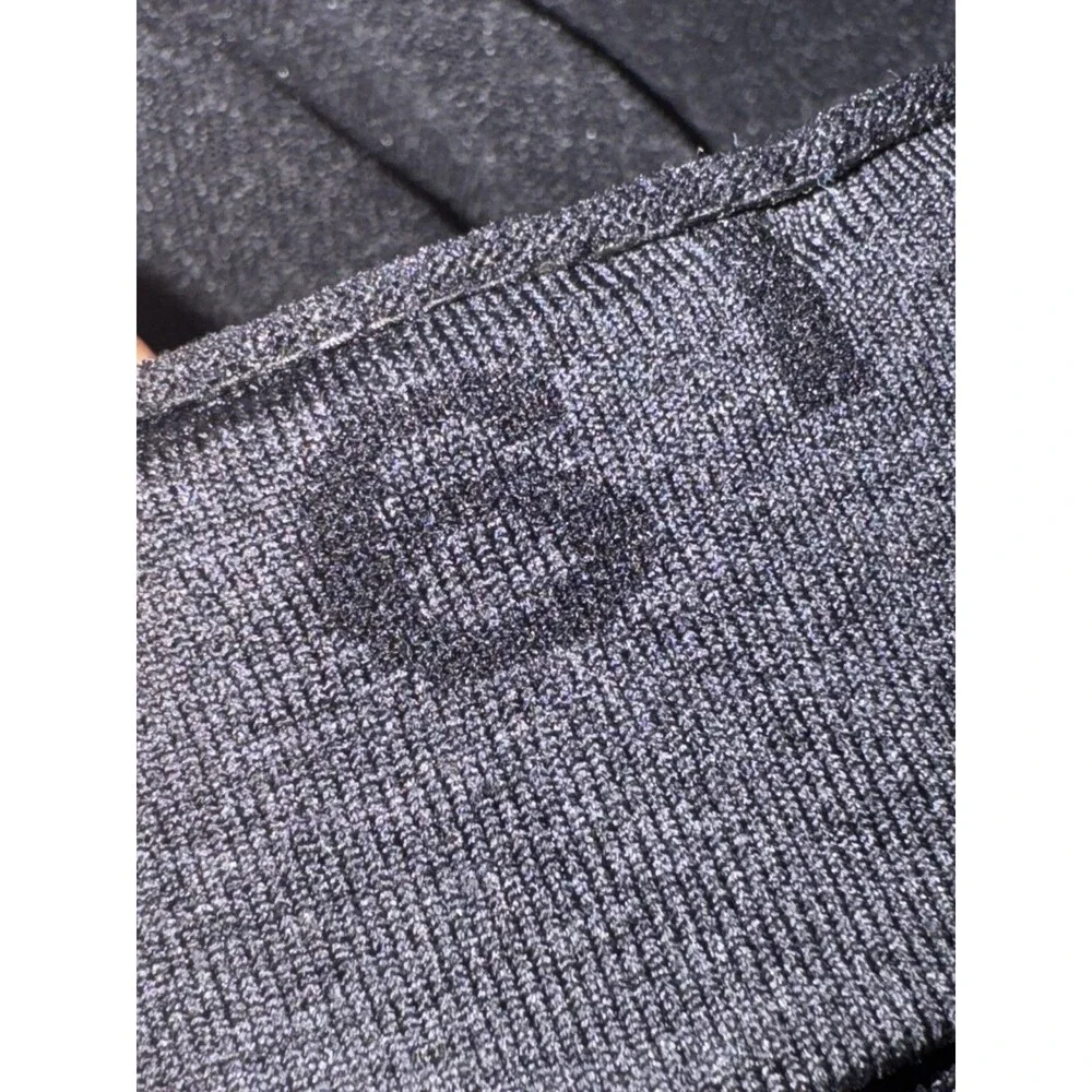 Lululemon High Rise Seamless Crop Pants Charcoal Gray Leggings Sz 6
